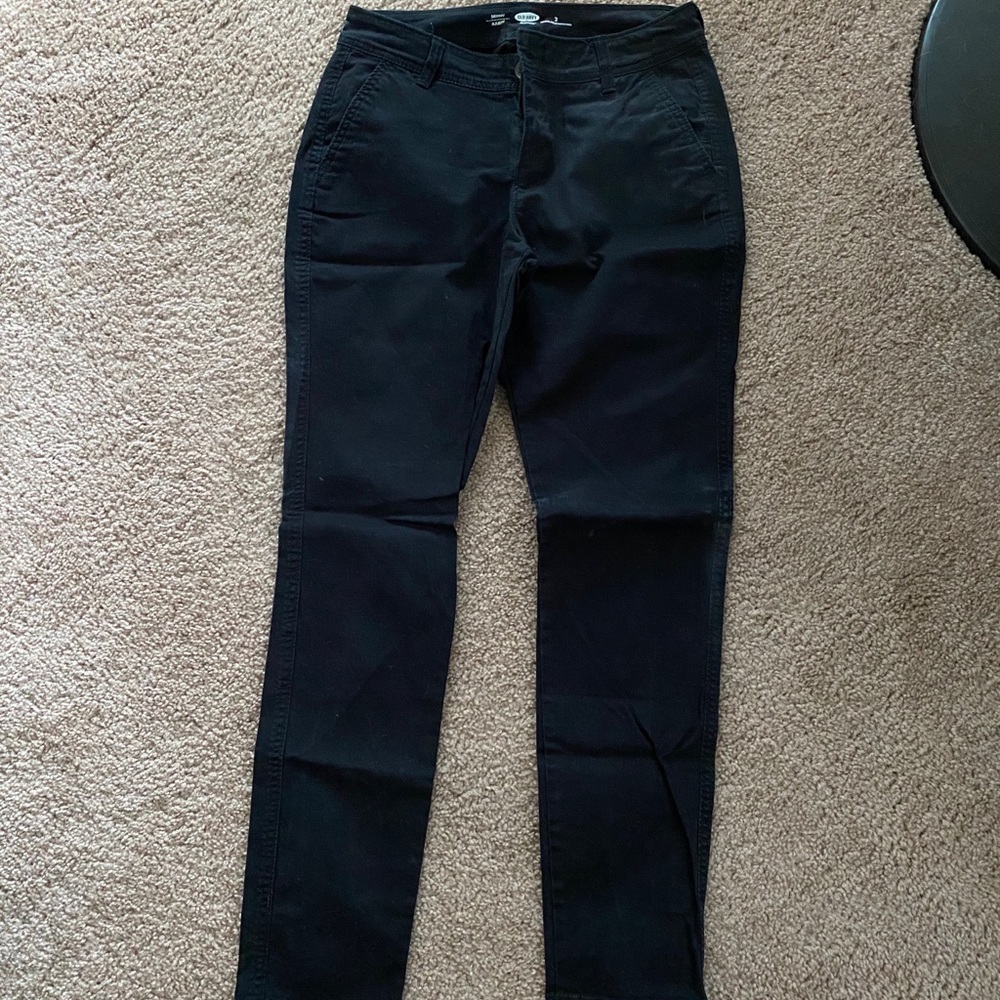 Old Navy Skinny Black Everyday Khaki